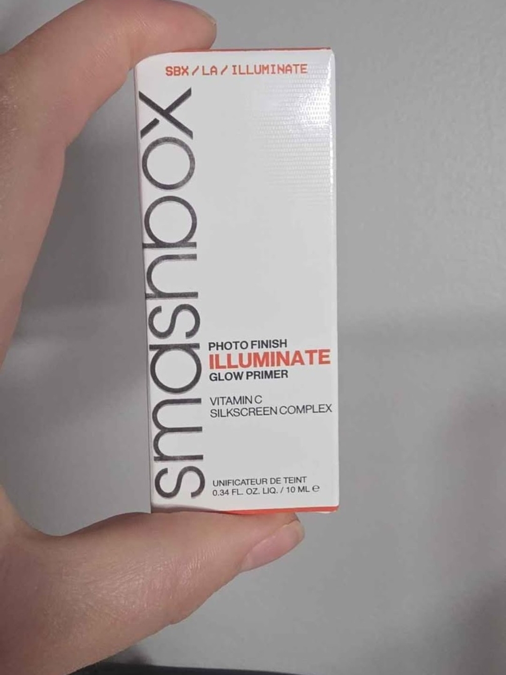Smashbox Illuminate Glow Primer — White & Orange Box